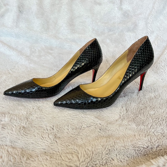 Shoes - Red Bottom Python Heels